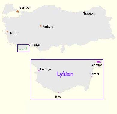 Lykien- wandern lykischer weg / wanderweg